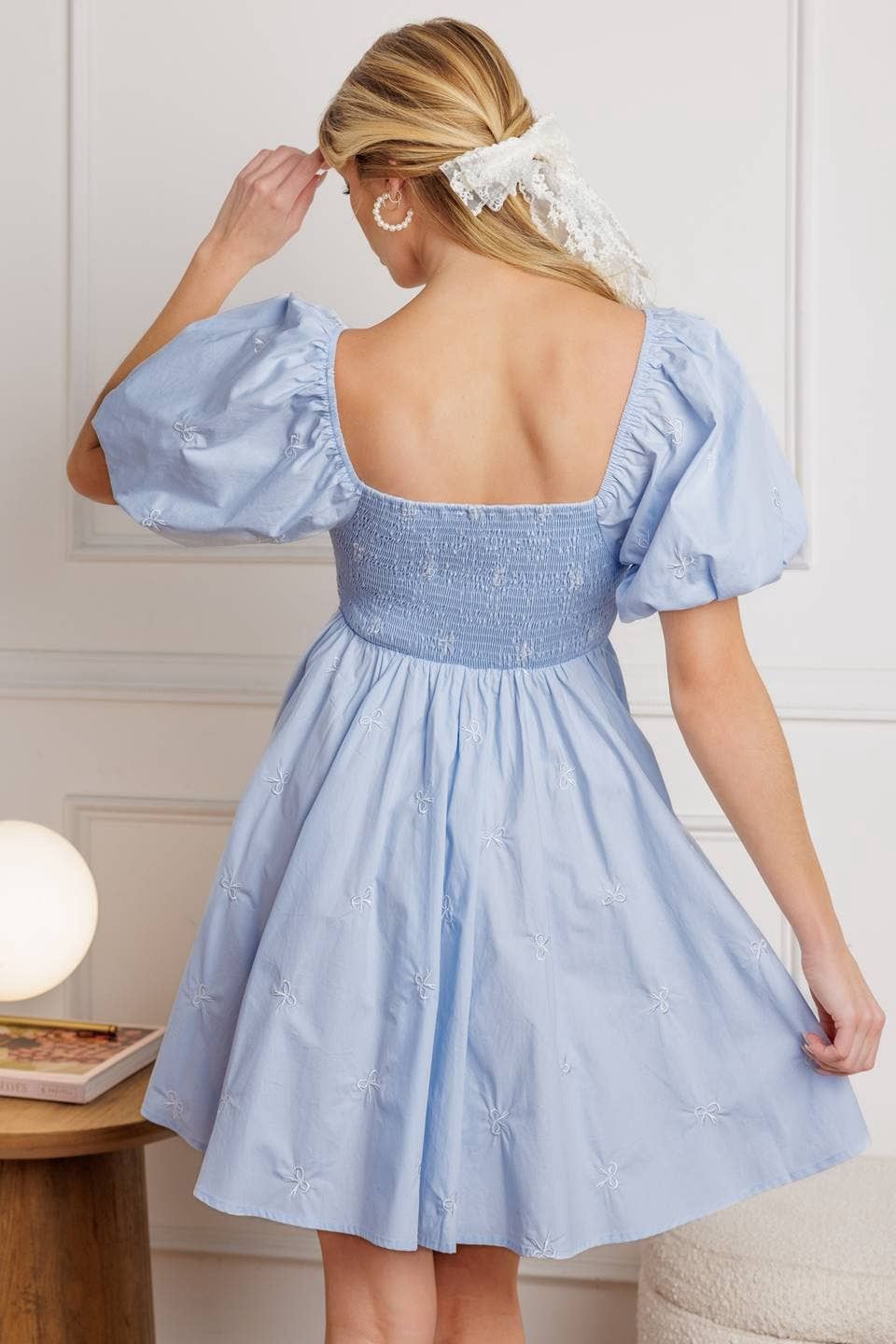 A Bow Mini Dress