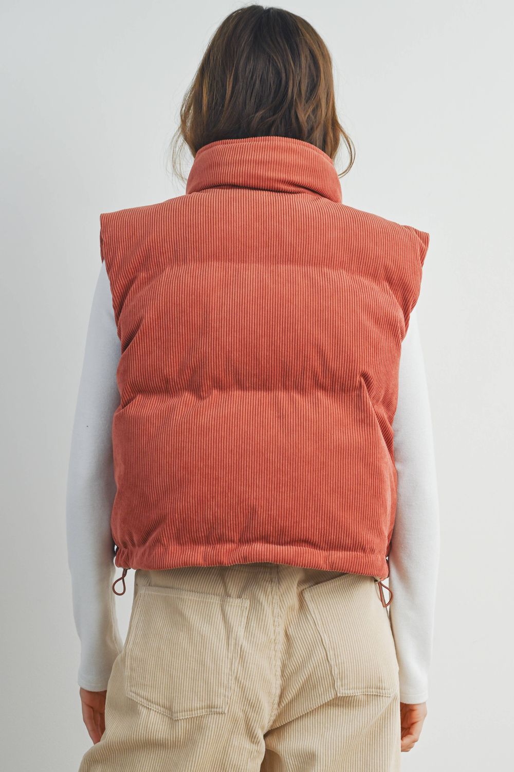 AdoreMe Corduroy Puffer Vest