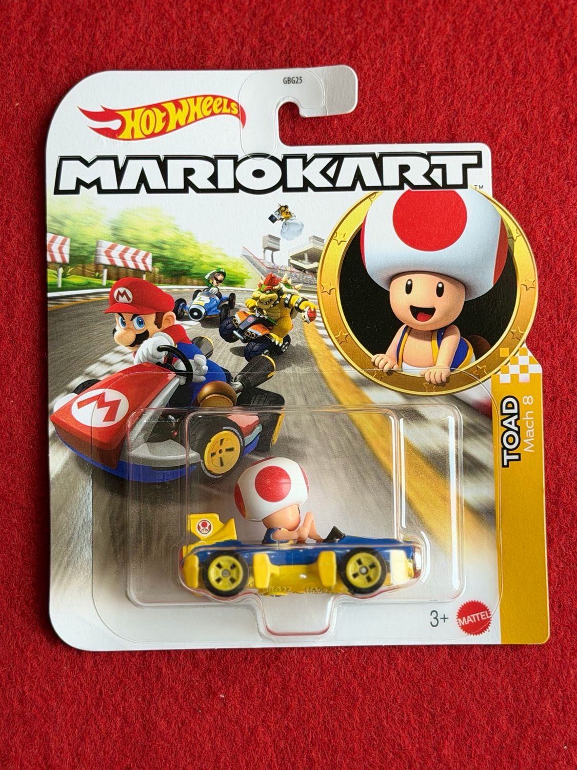 Verified asset// Toad Mach 8 Hot Wheels