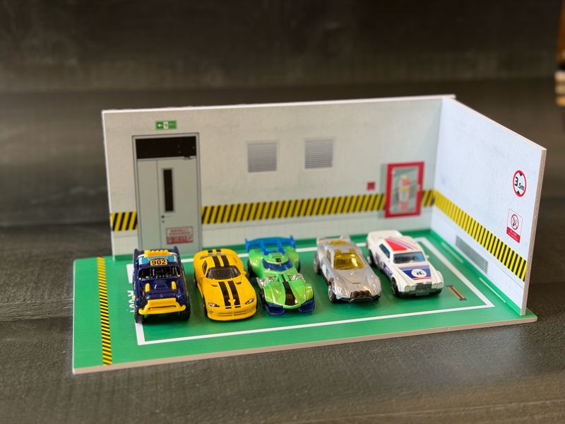 Parking Lot Diorama
