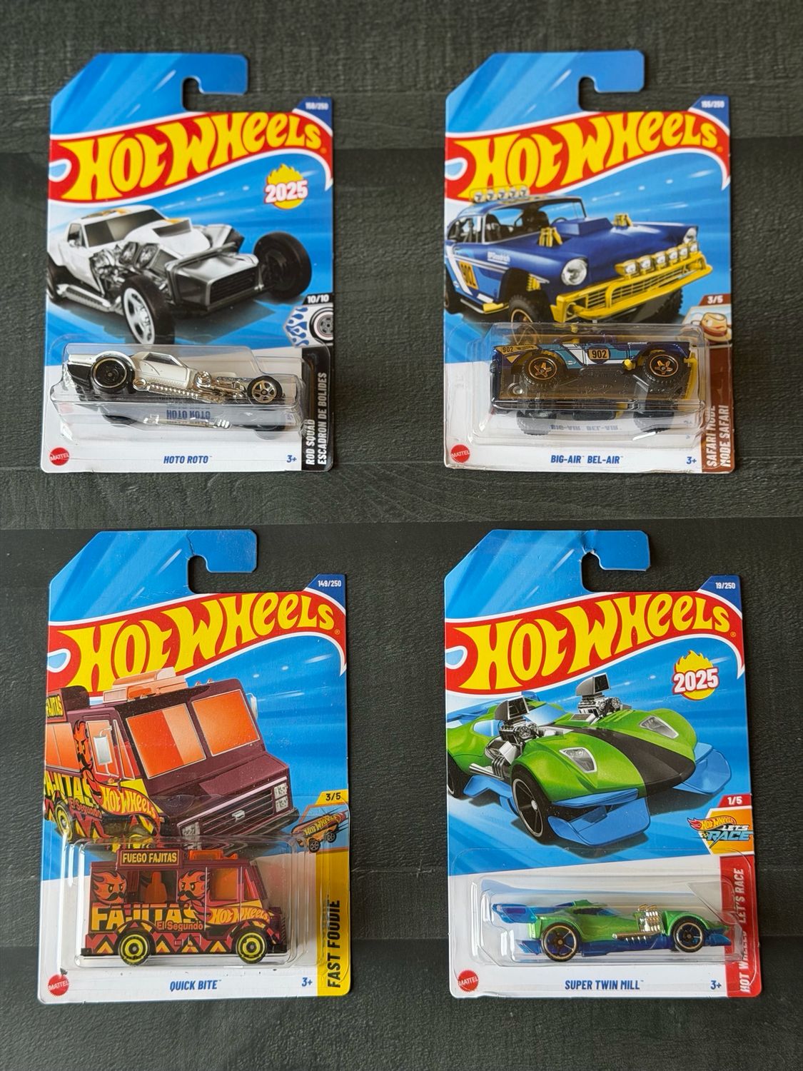 Hot Wheels 2025 Mainline Collector Bundle (Set of 4)