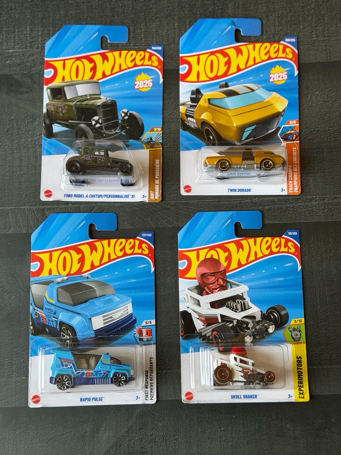 Hot Wheels 2025 "Street &amp; Track" Collector Lot (Set of 4)
