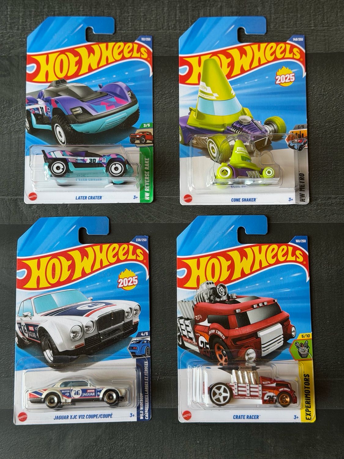 Hot Wheels 2025 "New Models &amp; Fan Favorites" Bundle (Set of 4)