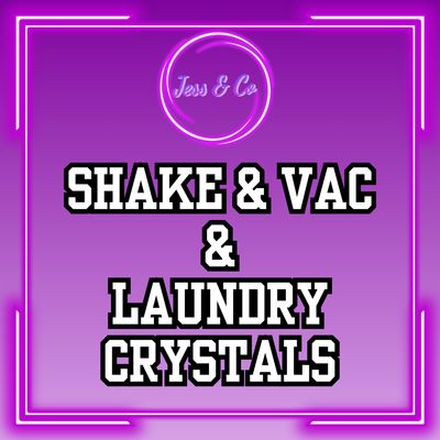 SHAKE &amp; VAC / LAUNDRY CRYSTALS