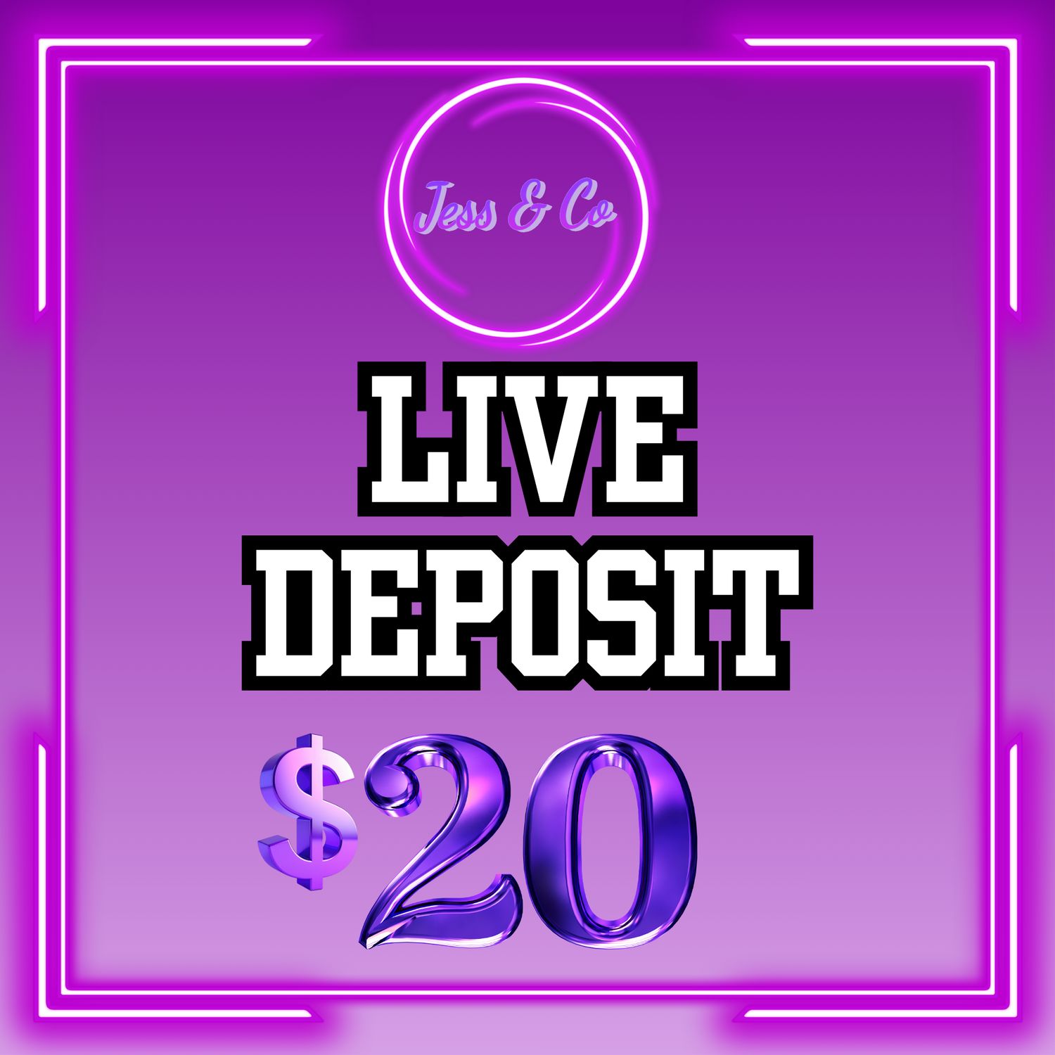 LIVE CLAIM DEPOSIT