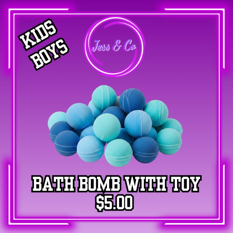 BOYS BATH BOMB WITH TOY