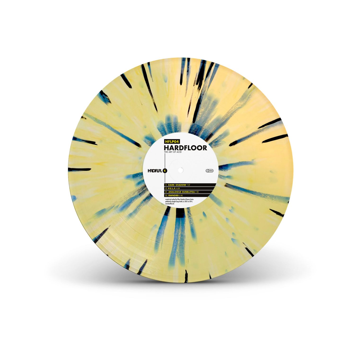 The Art Of Acid - Re-Release - 3x12" Vinyl in black / yellow / white splattered (Ltd. 164 copies)