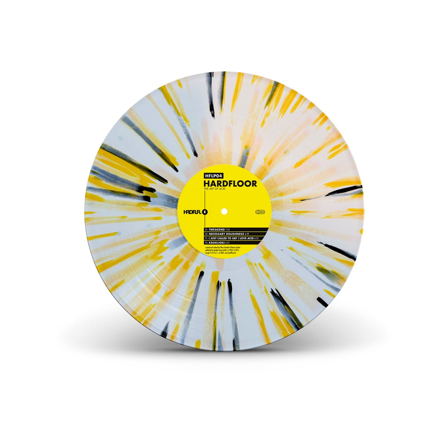 The Art Of Acid - Re-Release - 3x12" Vinyl in black / yellow / white splattered (Ltd. 164 copies)