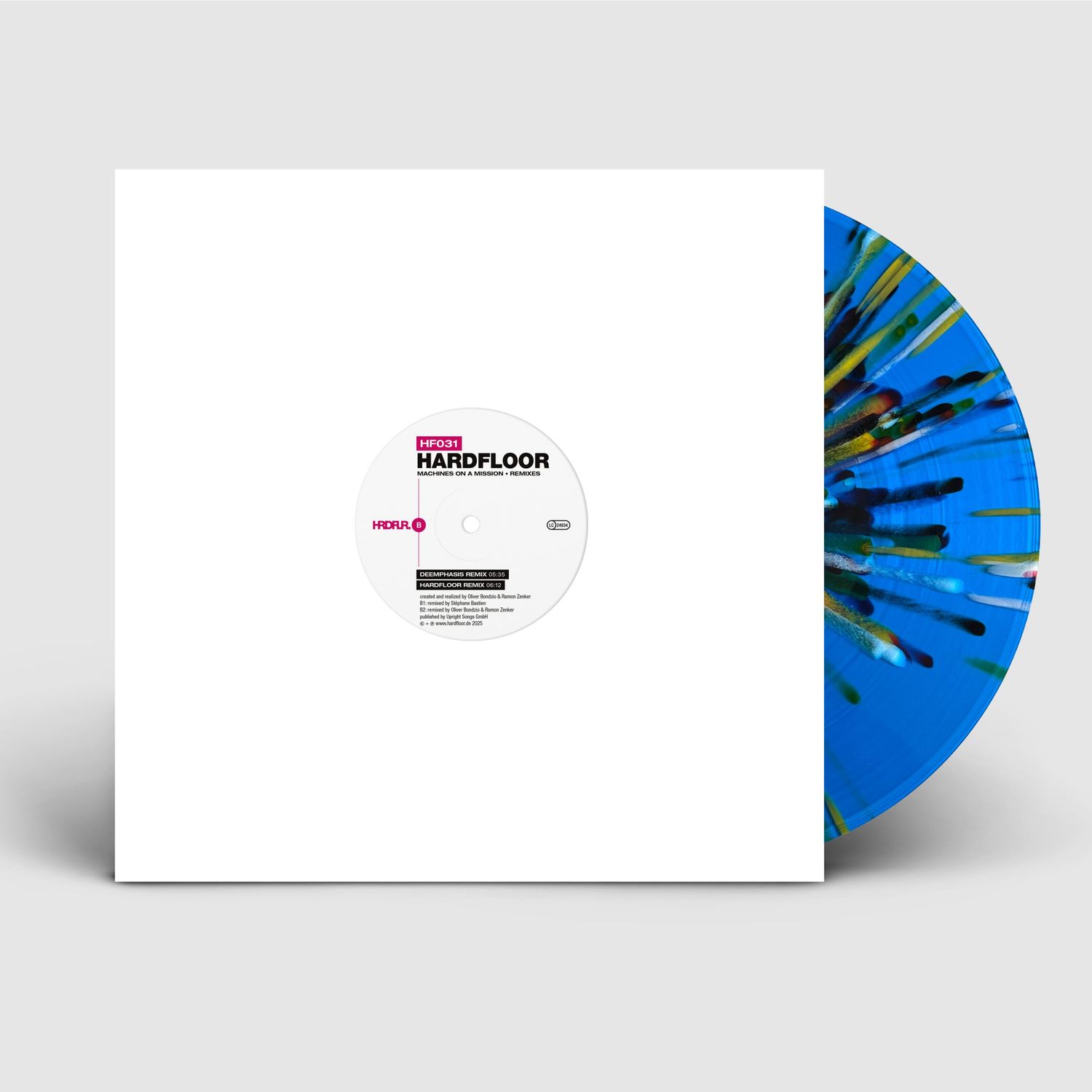 Machines On A Mission - Remixes - Clear Blue Splattered (Ltd. 108)