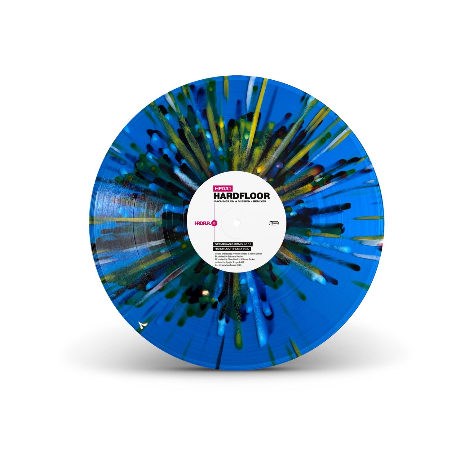 Machines On A Mission - Remixes - Clear Blue Splattered (Ltd. 108)