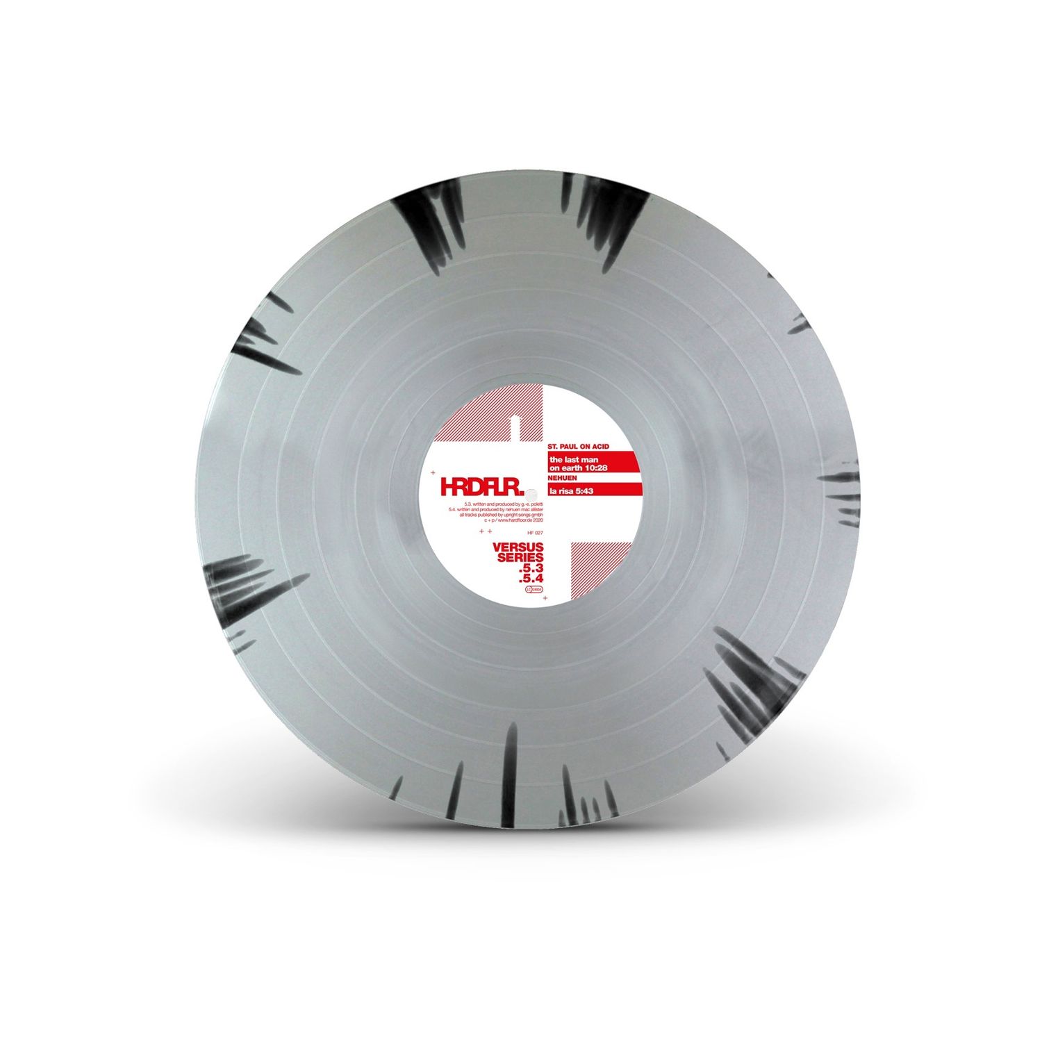 Versus Series 5.1 / 5.2 / 5.3 / 5.4 - 12" Vinyl silver, black splattered, LTD. 100
