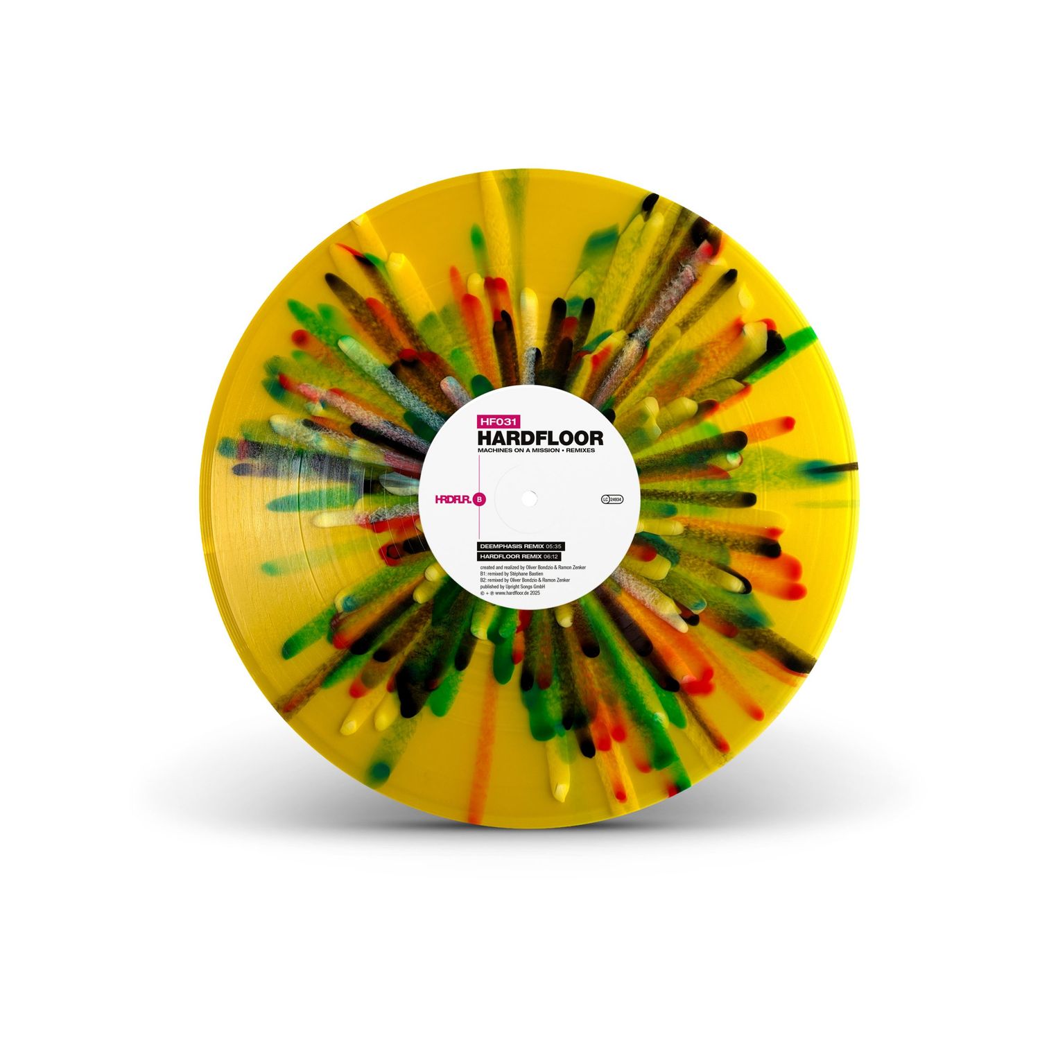 Machines On A Mission - Remixes - Clear Yellow Splattered (Ltd. 107)