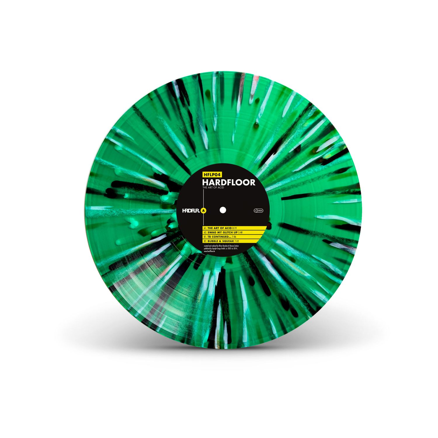 The Art Of Acid - Re-Release - 2x12" Vinyl in green / orange splattered (Ltd. 109 copies)