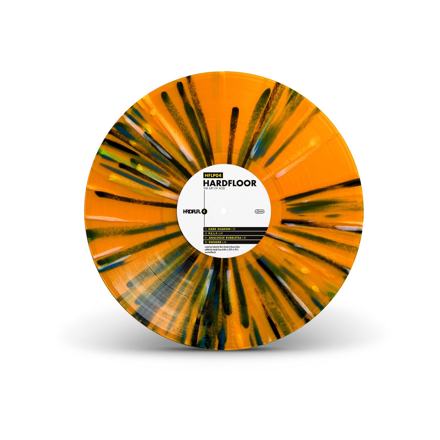 The Art Of Acid - Re-Release - 2x12" Vinyl in green / orange splattered (Ltd. 109 copies)