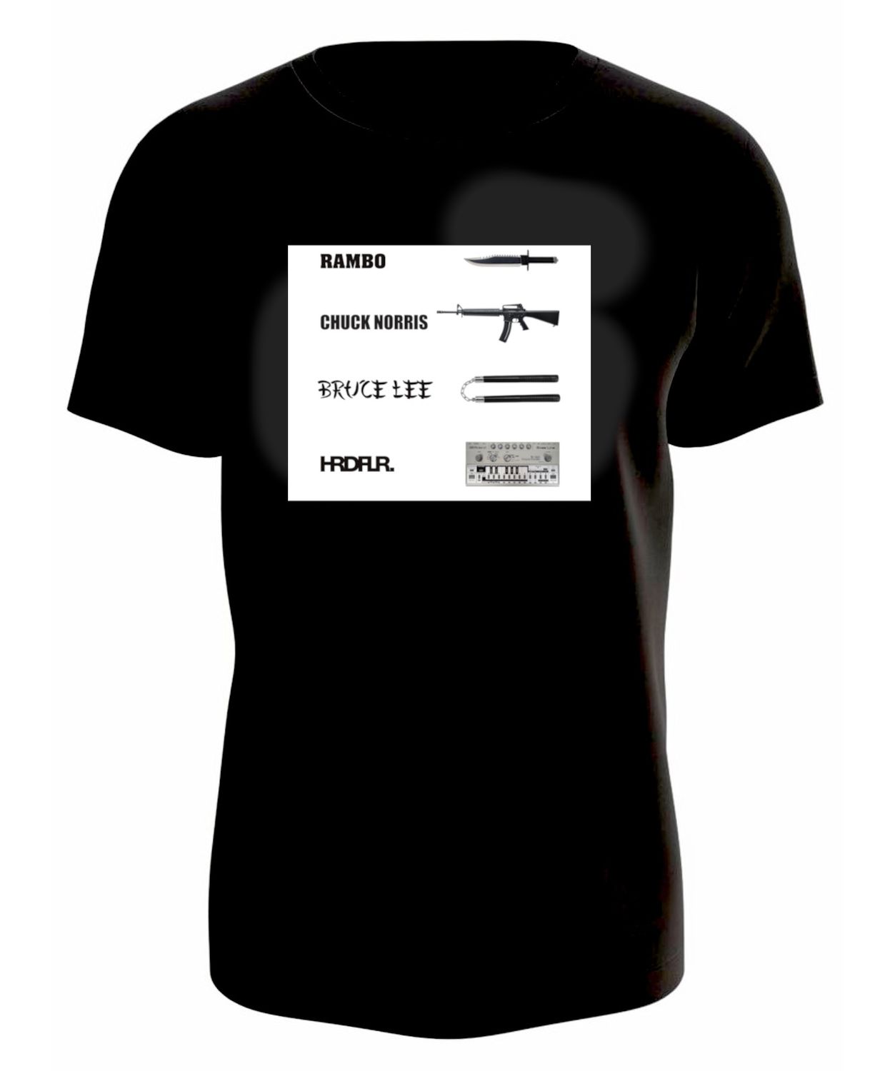 HRDFLR Shirt - "Music Is Our Weapon"