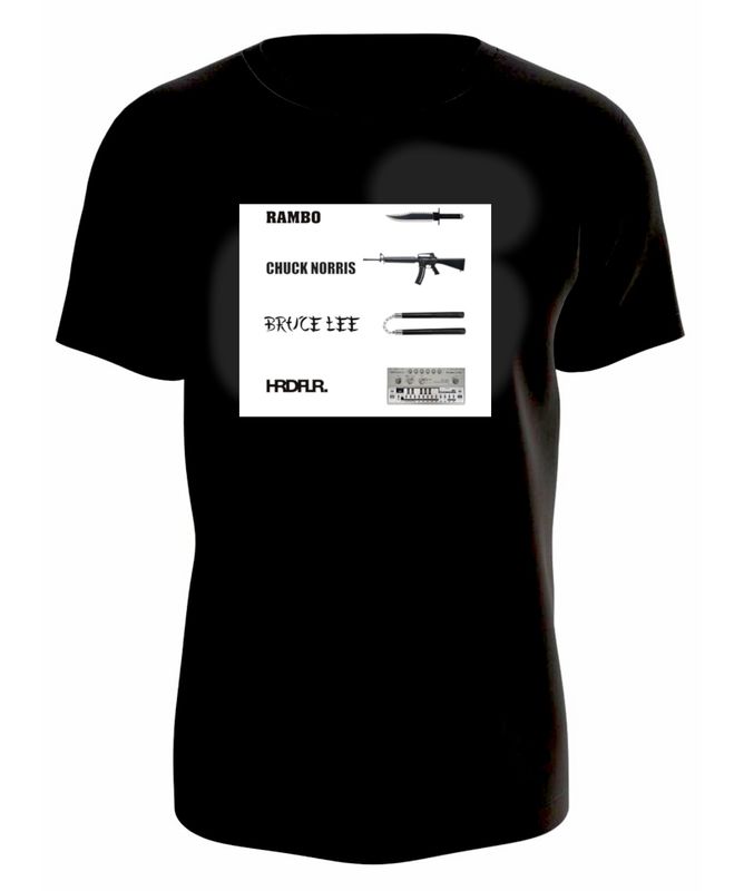 HRDFLR Shirt - "Music Is Our Weapon"