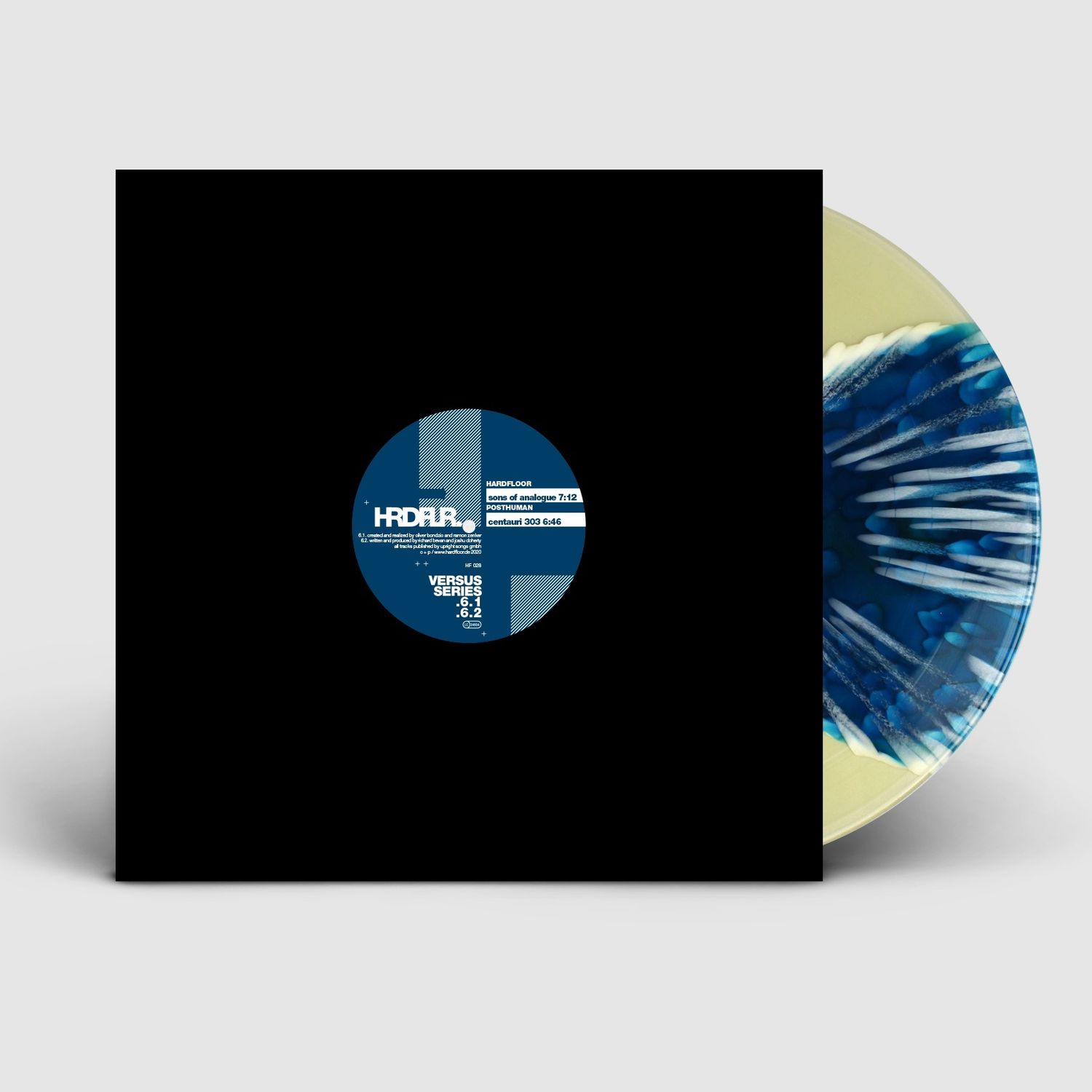 Versus Series 6.​1 / 6.2 / 6.3 / 6.4 - 12" Vinyl clear, coloured circles blue, splatter white LTD. 100