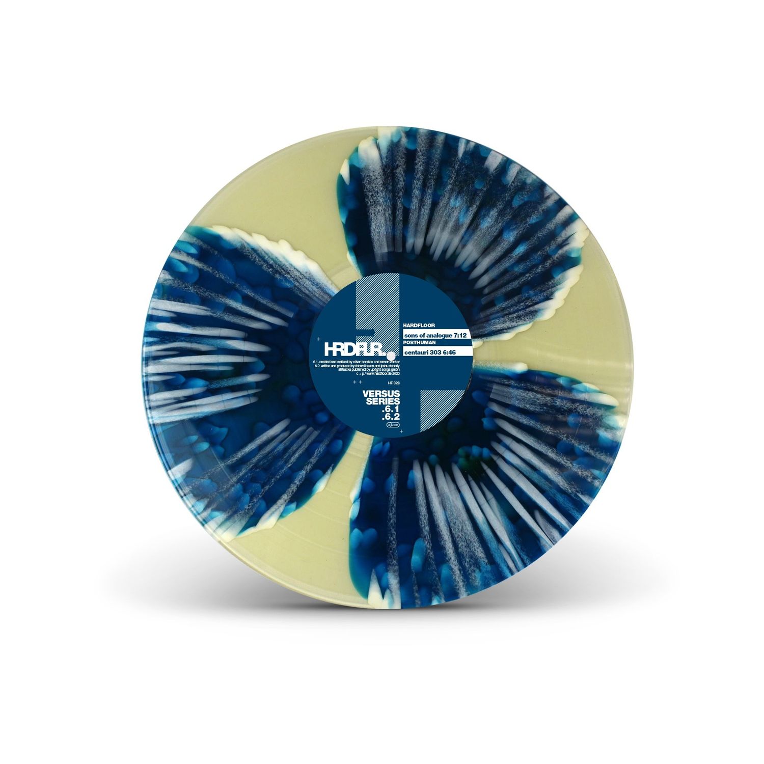 Versus Series 6.​1 / 6.2 / 6.3 / 6.4 - 12" Vinyl clear, coloured circles blue, splatter white LTD. 100