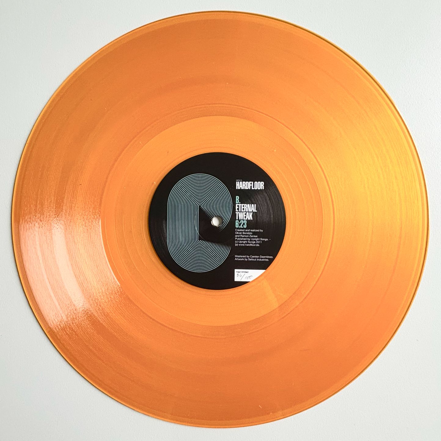 T.D.O.H. / Eternal Tweak Vinyl Orange LTD 100