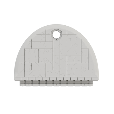 40″ HALF ROUND END CAP