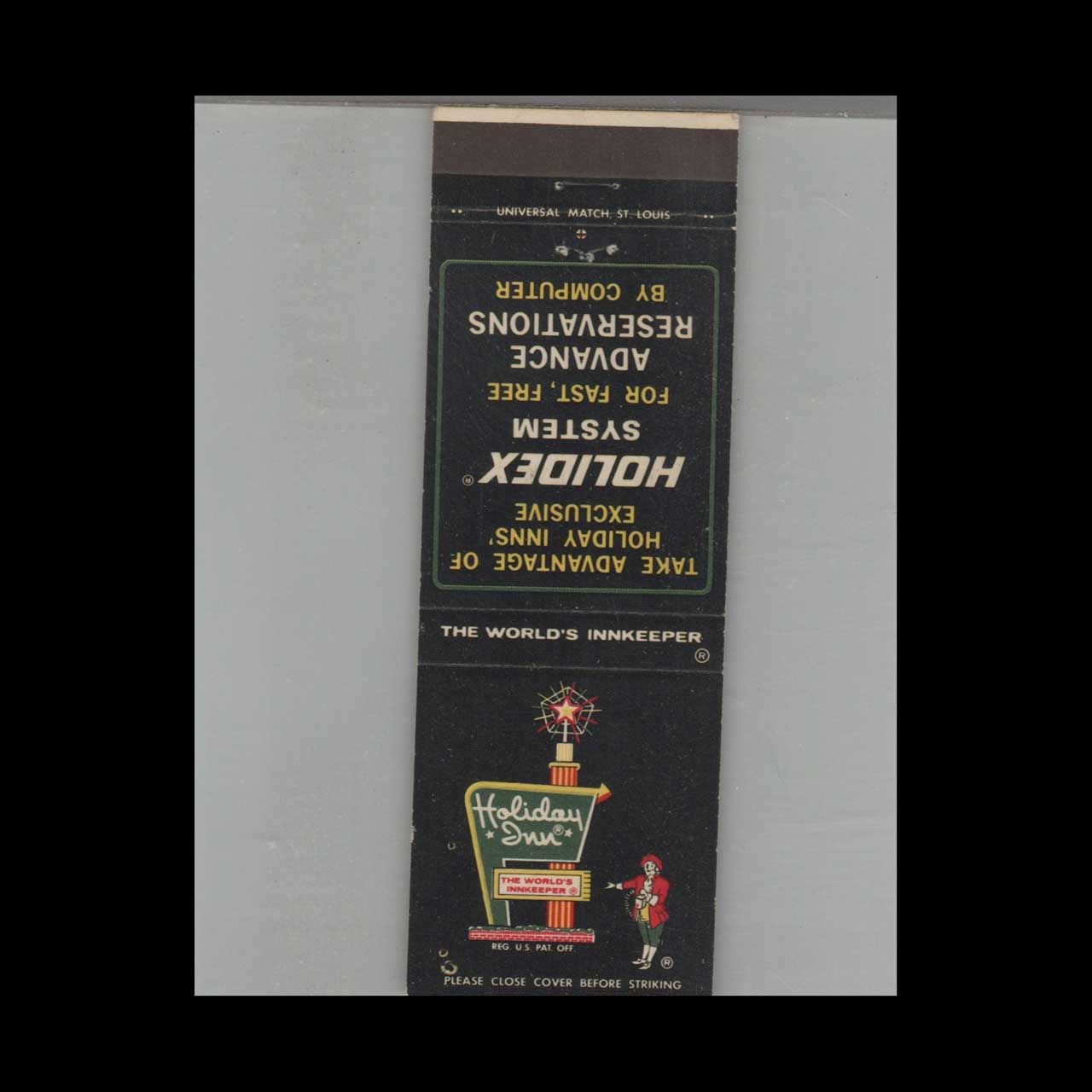 Holiday Inn Motel Knoxville, TN Vintage Advertising Matchbook Cover Vintage Advertising Collectible