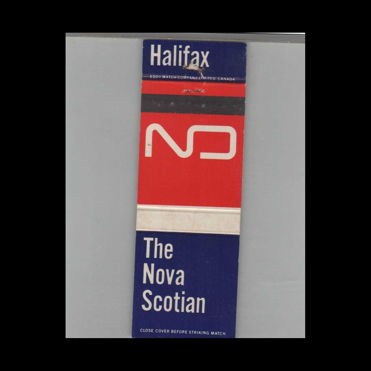 Railroad Canadian National Railway The Nova Scotian Vintage Advertising Matchbook Cover Vintage Advertising Collectible