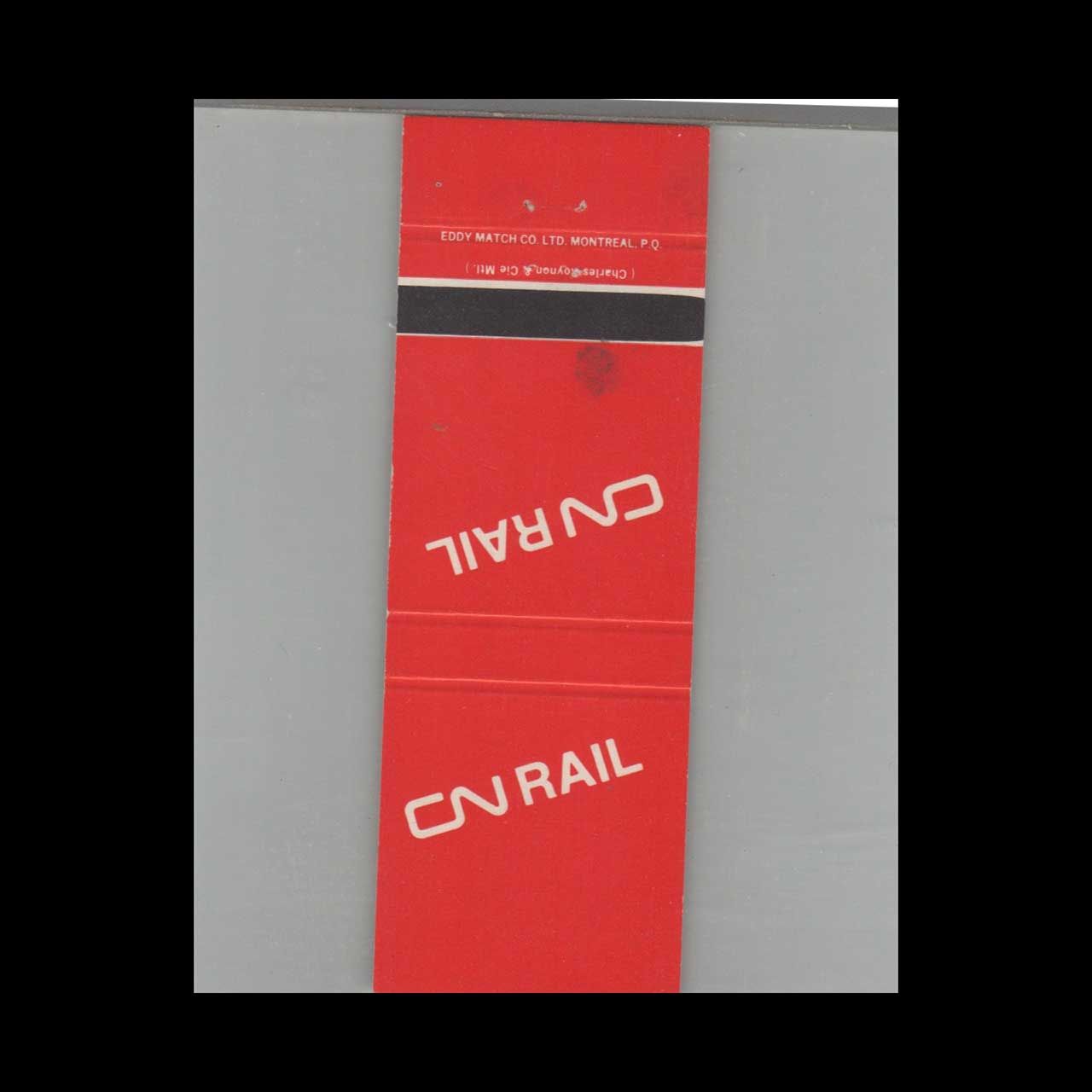 Railroad Canadian National Railway CN Rail Vintage Advertising Matchbook Cover Vintage Advertising Collectible