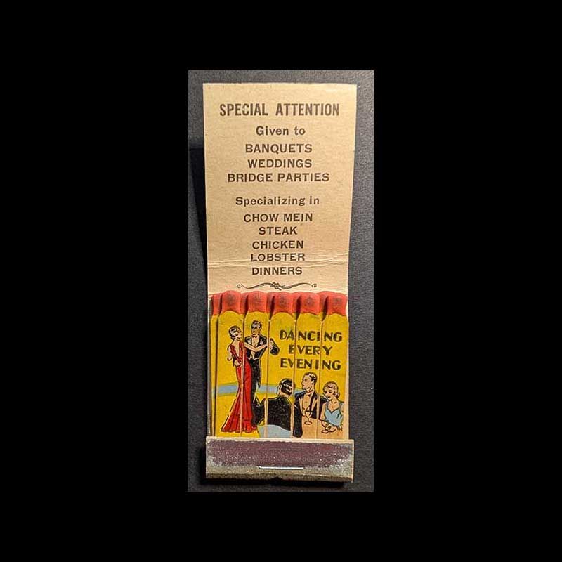 Feature Matchbook Full Book Eagle Chinese American Restaurant Fall River, MA Vintage Matchbook Advertising Cover