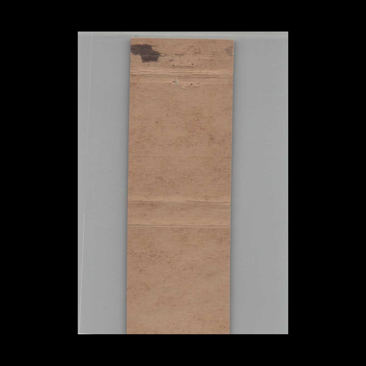 Donkey West&#39;s Only Underground Chapel, Beatty, NV Vintage Matchbook Advertising Cover