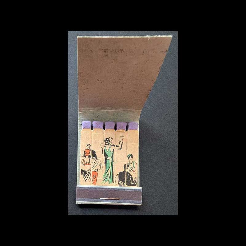 Feature Matchbook Full Book Holly&#39;s Restaurant Westbrook, CT Vintage Matchbook Advertising Cover