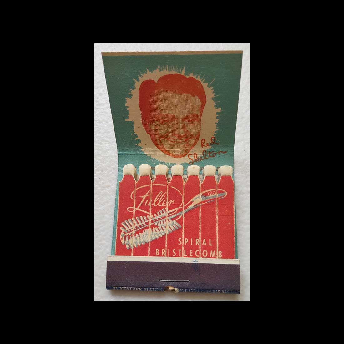 Vintage Feature Matchbook Red Skelton In Fuller Brush Man Columbia Pictures Vintage Matchbook Advertising Cover