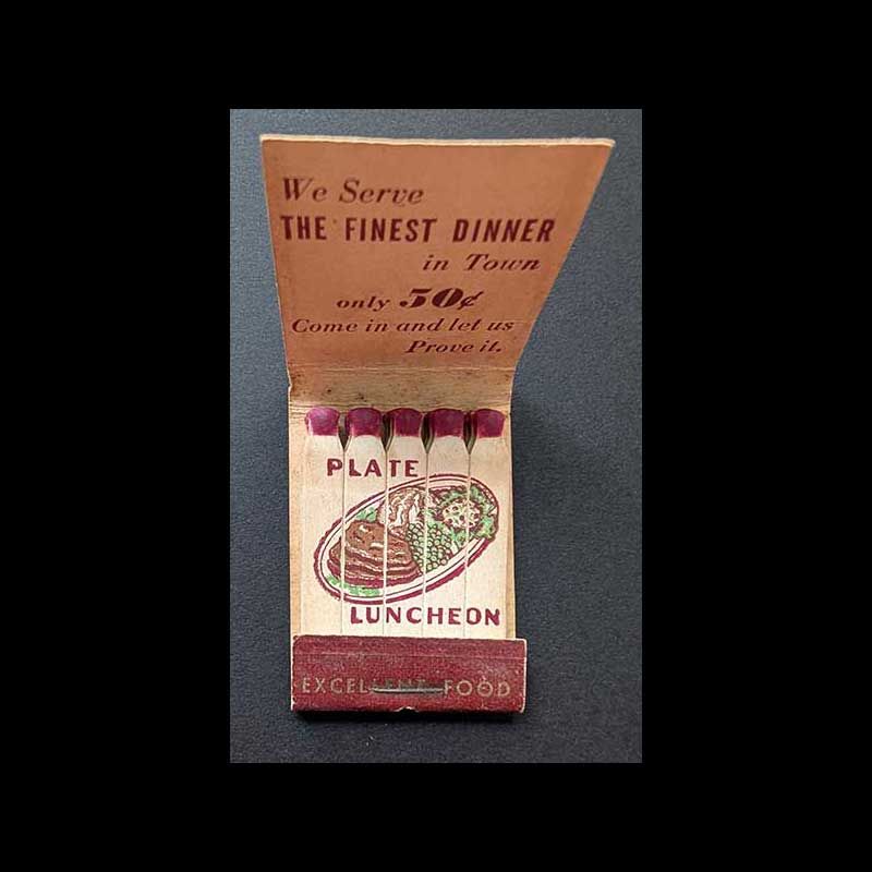 Feature Matchbook Full Book Beacon Restaurant Chicago, IL Vintage Matchbook Advertising Cover