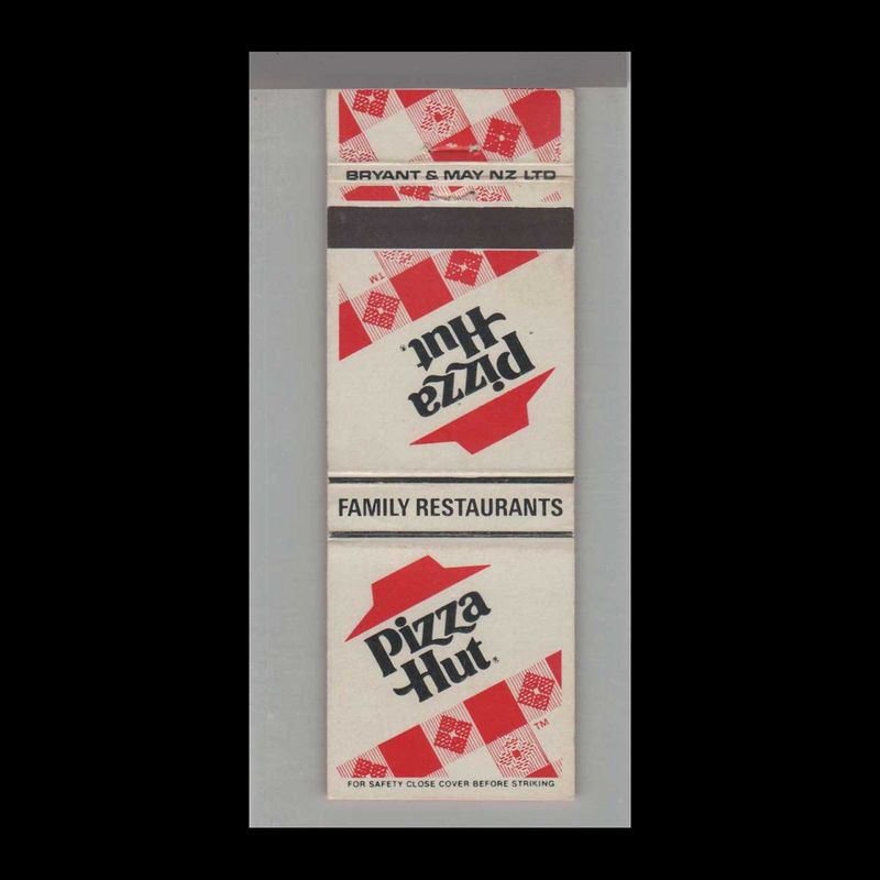 Pizza Place - Pizza Hut New Zealand Vintage Matchbook Advertising Cover