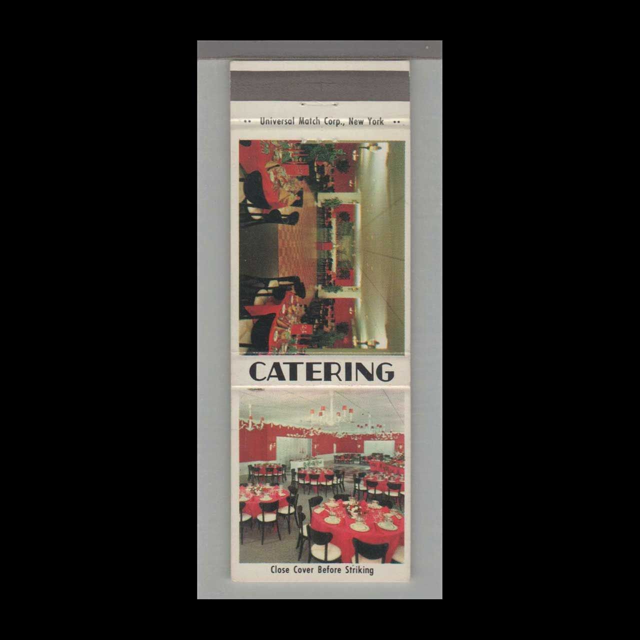 Matchorama - Whiteman Picture Lounge Huntington, NY Vintage Matchbook Advertising Cover