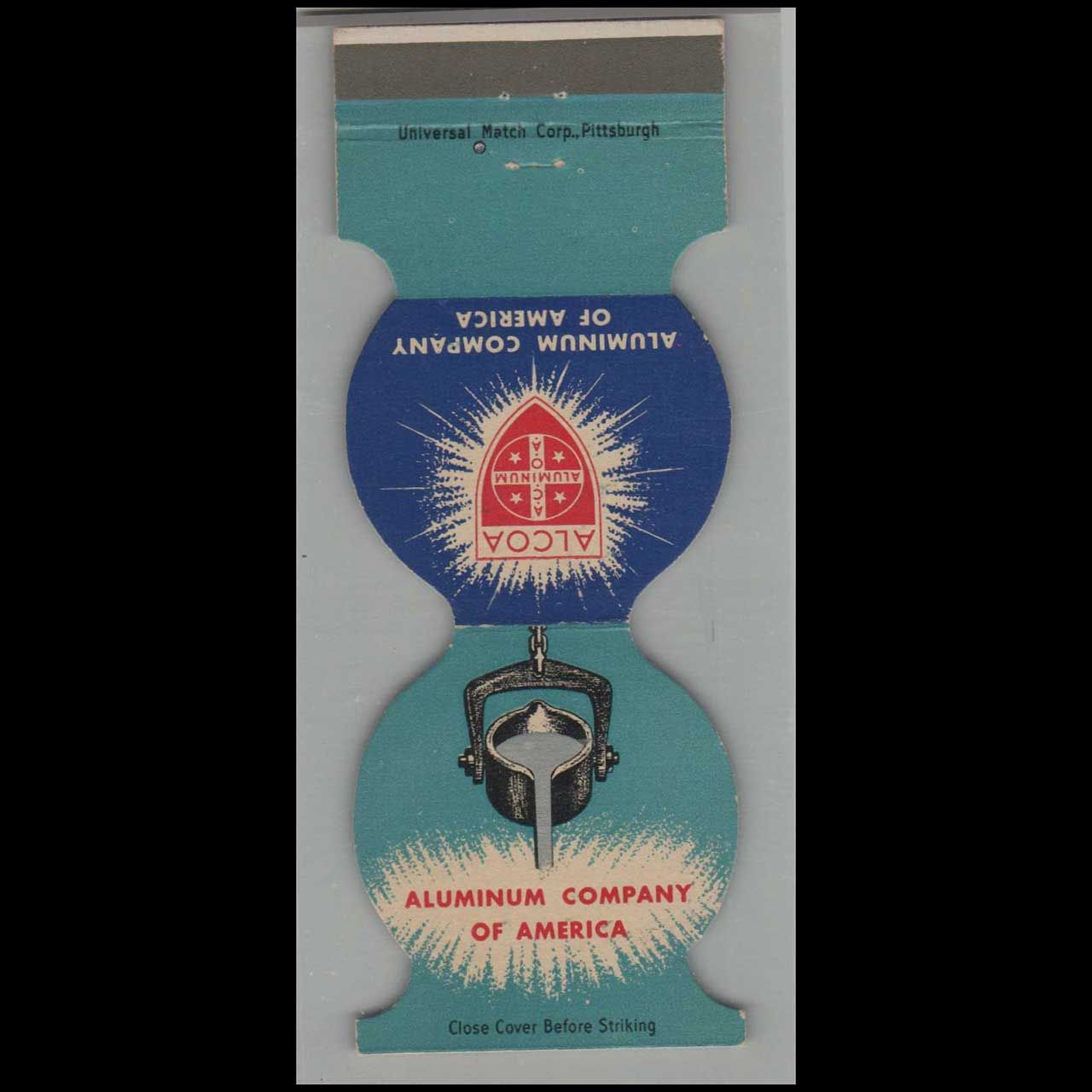 Aluminum Company of America ALCOA Vintage Matchbook Advertising Cover
