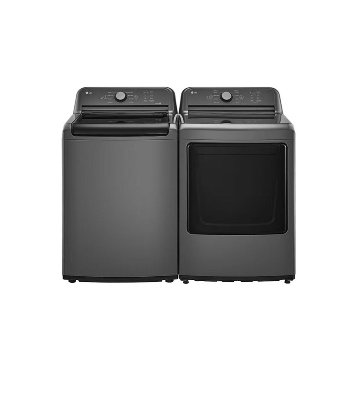 Lavadora LG Inverter 25 Kg + Secadora de gas 25 Kg Negro