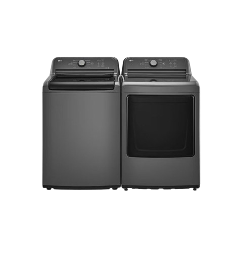 Lavadora LG Inverter 25 Kg + Secadora de gas 25 Kg Negro