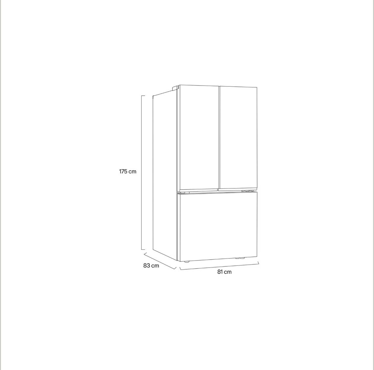 Refrigerador LG French Door ThinQ™ 25 pies³ Negro