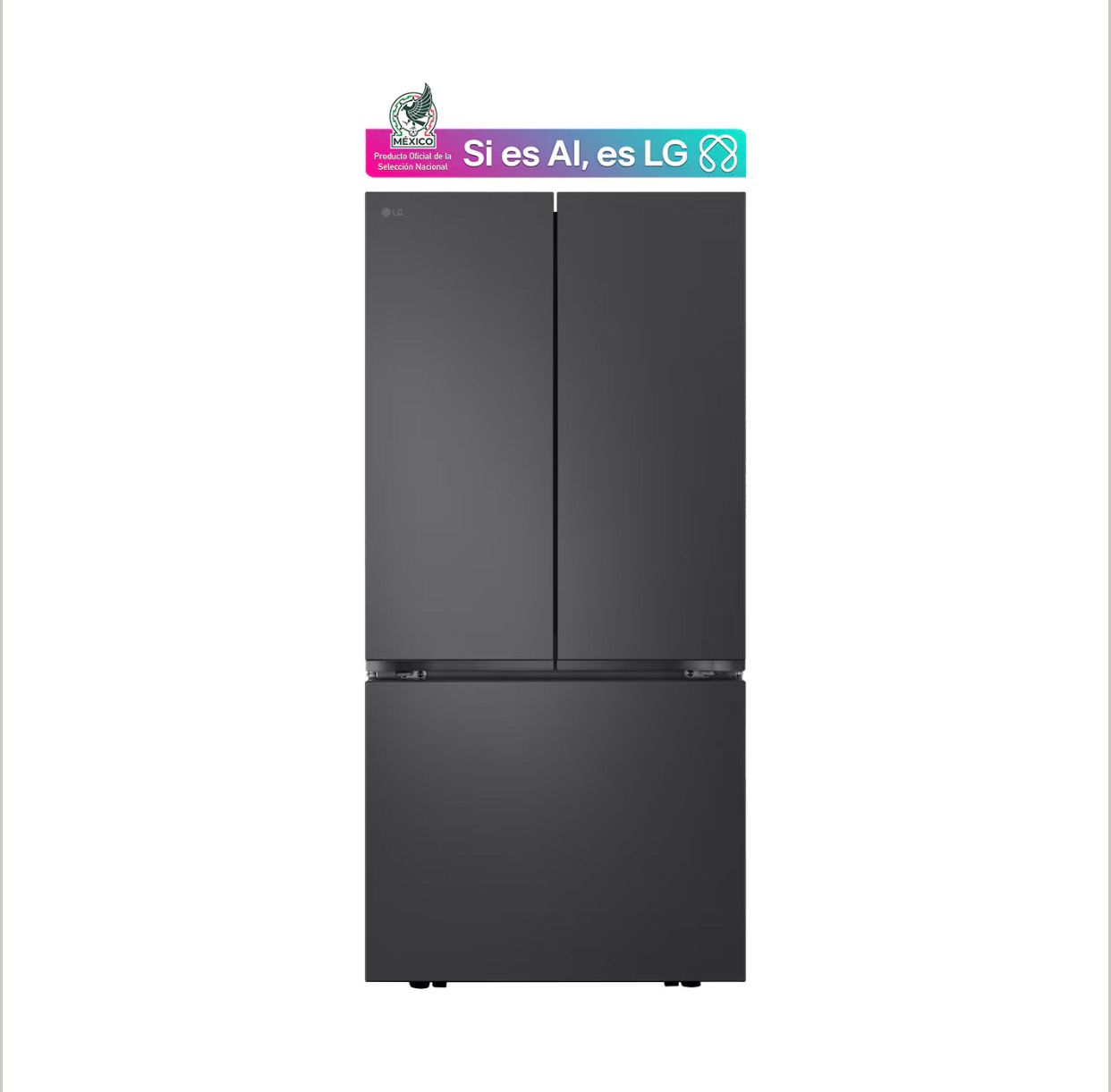 Refrigerador LG French Door ThinQ™ 25 pies³ Negro