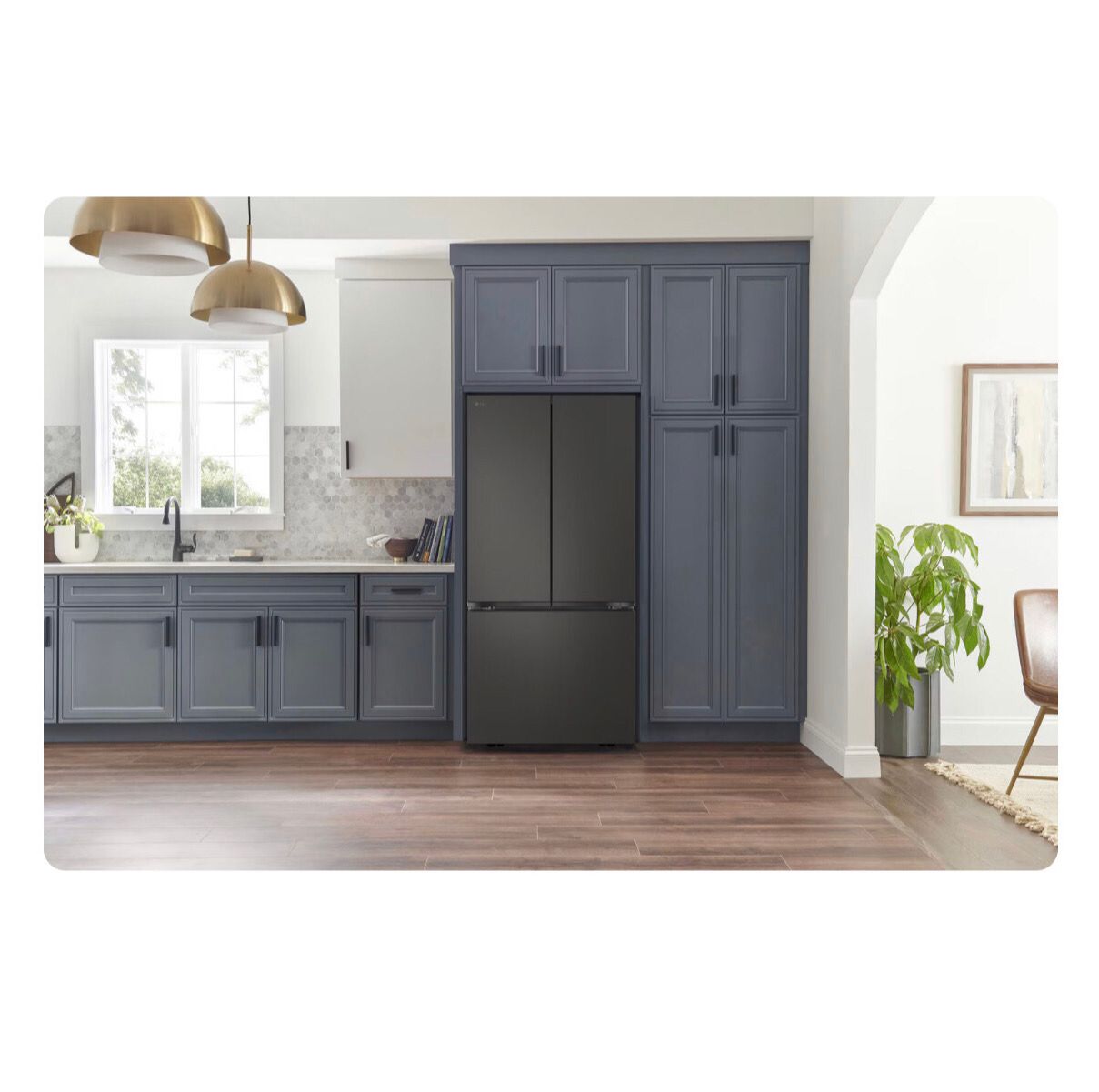 Refrigerador LG French Door ThinQ™ 25 pies³ Negro