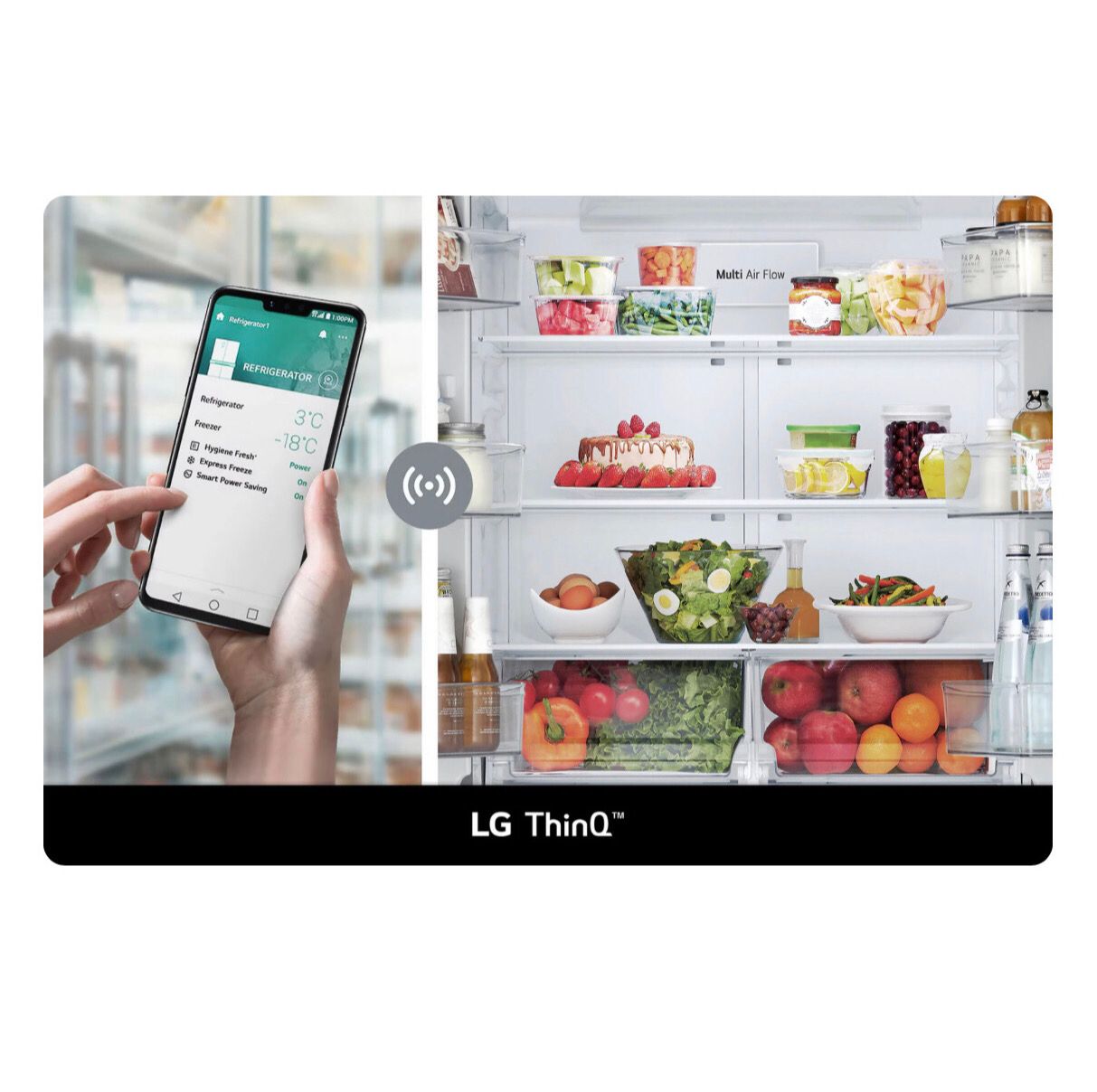 Refrigerador LG French Door ThinQ™ 25 pies³ Negro