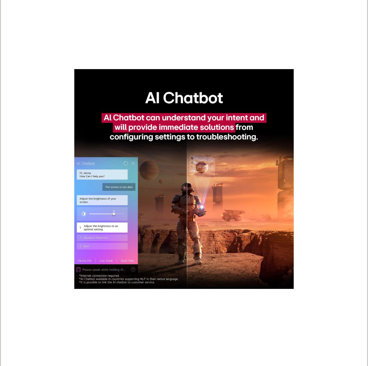 Smart TV LG 50” pulgadas AI UHD 4K