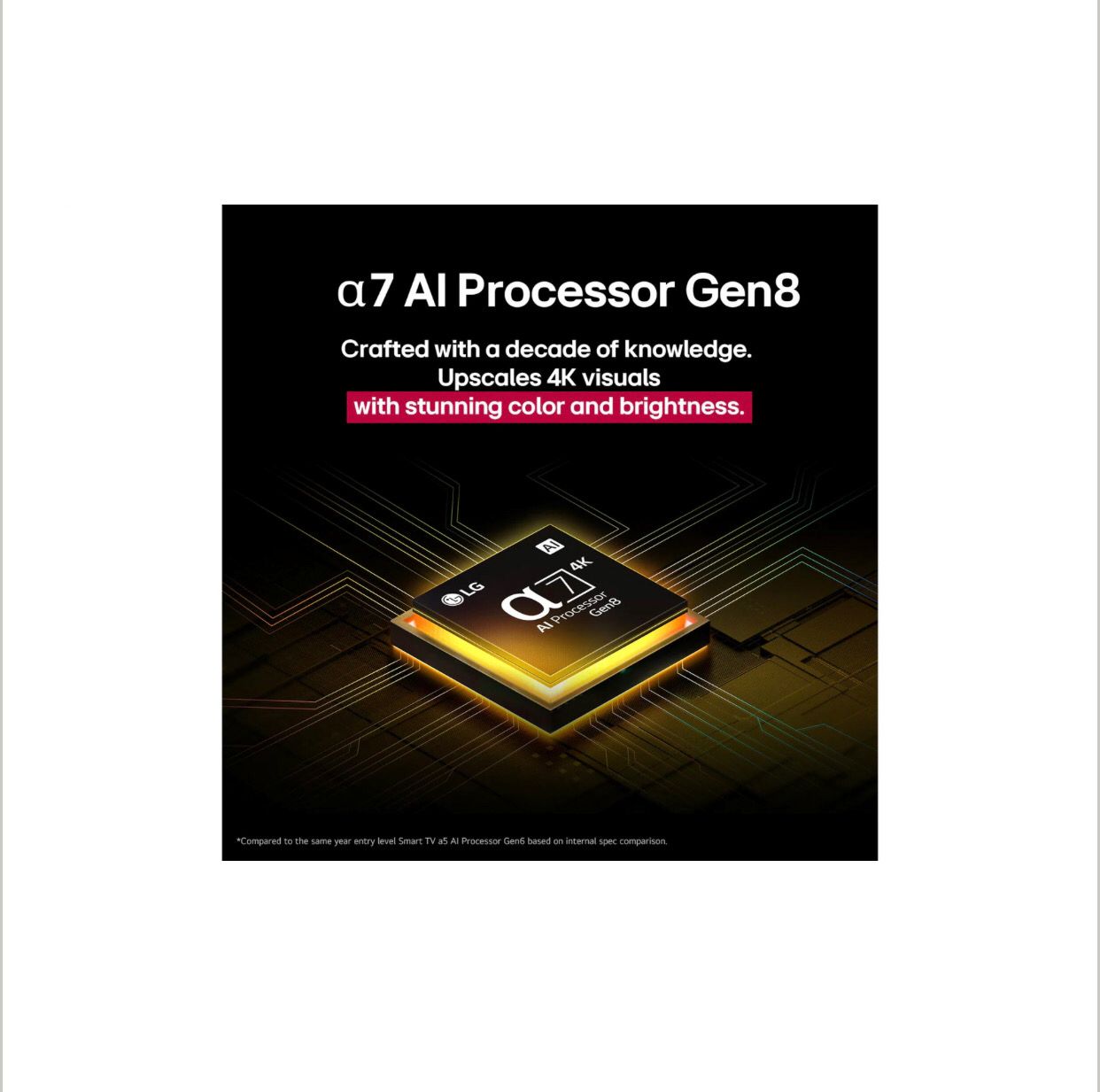 Smart TV LG 50” pulgadas AI UHD 4K