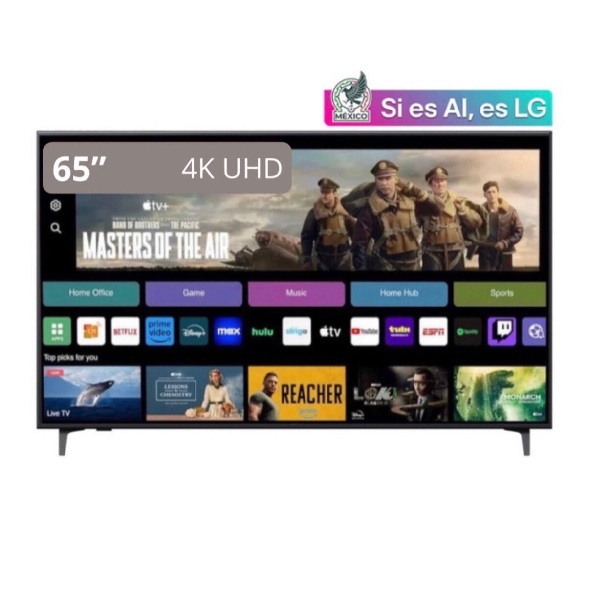 Smart TV LG 65” pulgadas AI UHD 4K