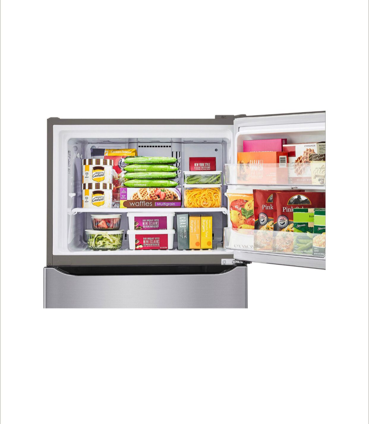 Refrigerador LG Top Freezer 20 pies³ Inverter Gris