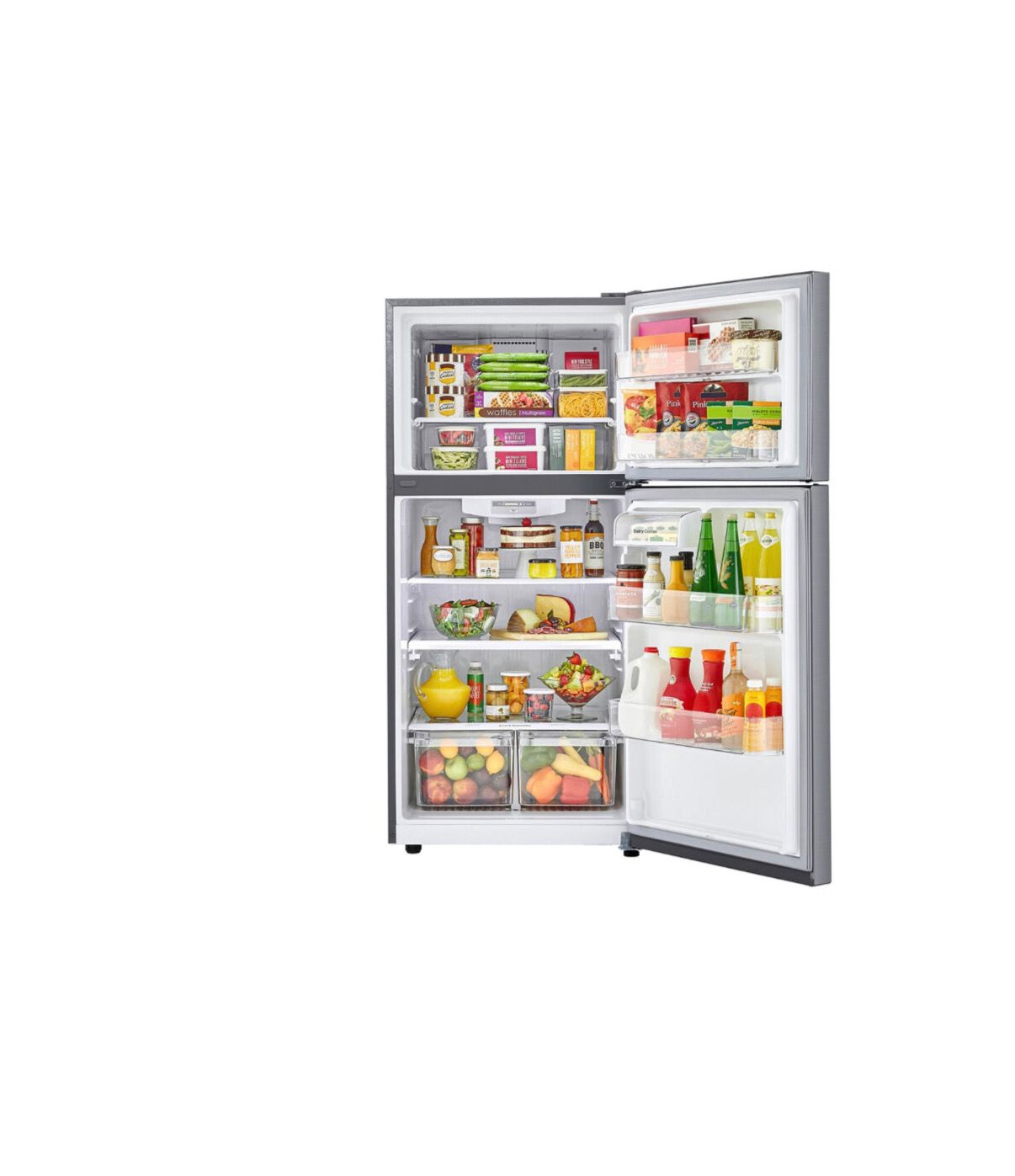 Refrigerador LG Top Freezer 20 pies³ Inverter Gris