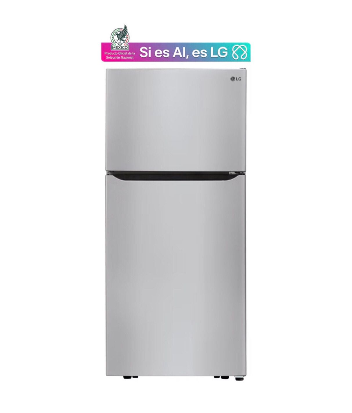 Refrigerador LG Top Freezer 20 pies³ Inverter Gris