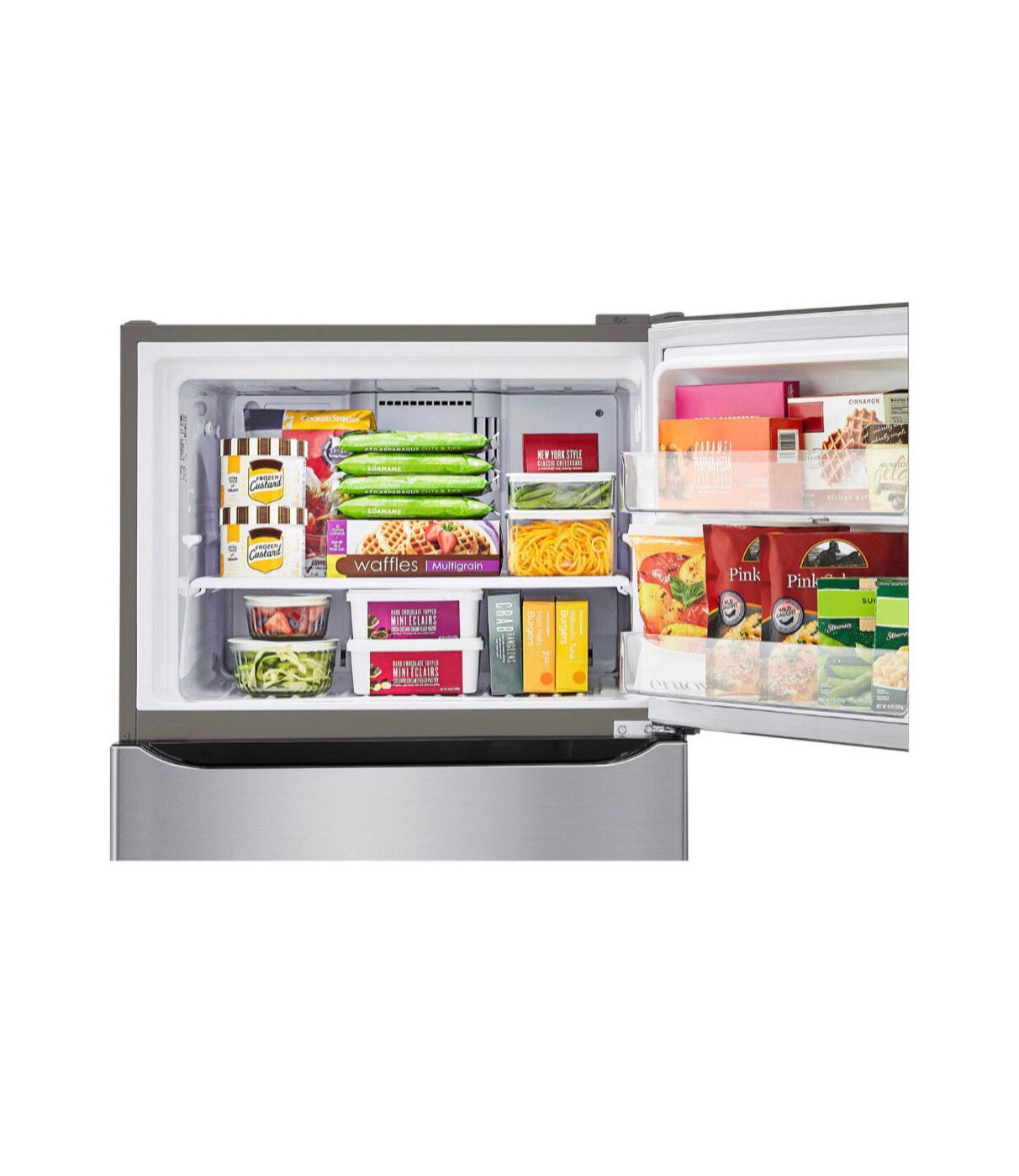 Refrigerador LG Top Freezer 20 pies³ Inverter Gris