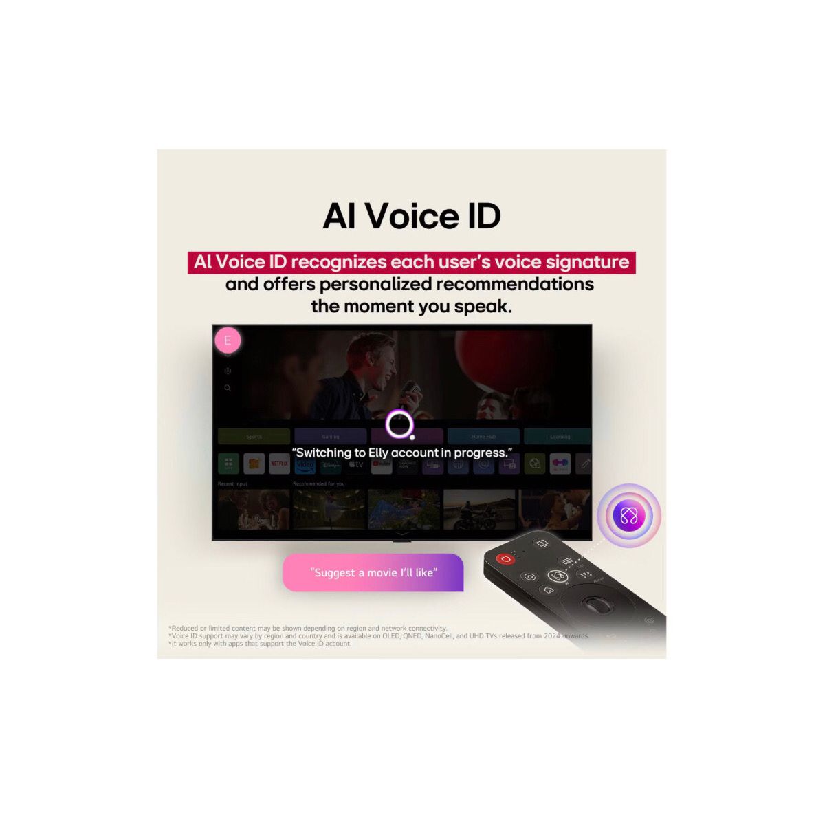 Smart TV LG 43” pulgadas AI UHD 4K UA75