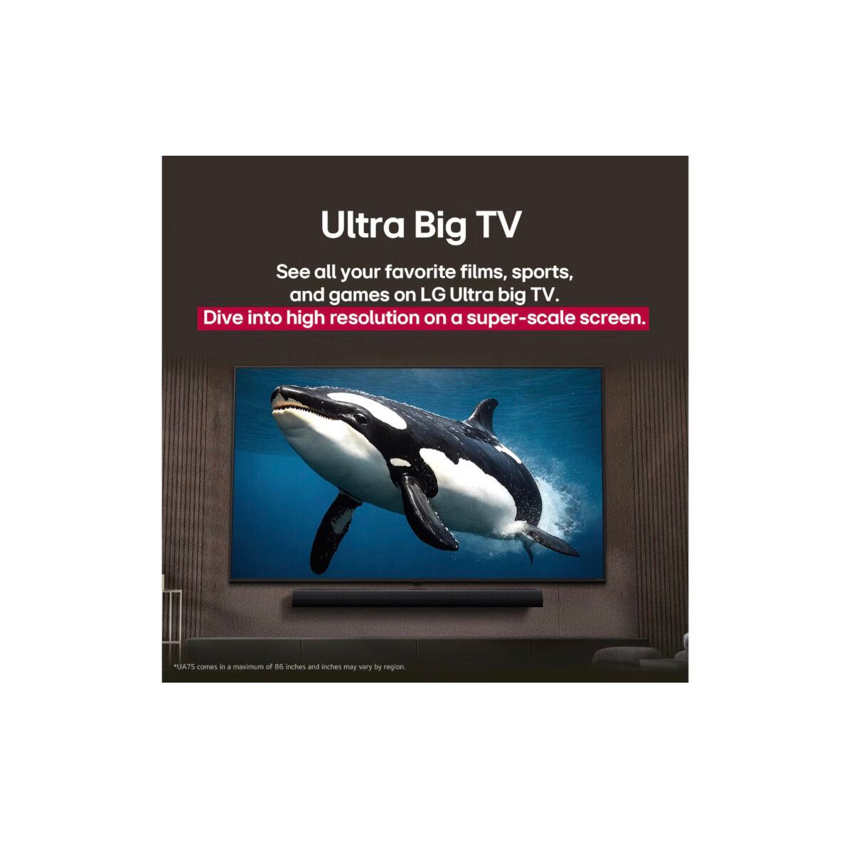 Smart TV LG 43” pulgadas AI UHD 4K UA75